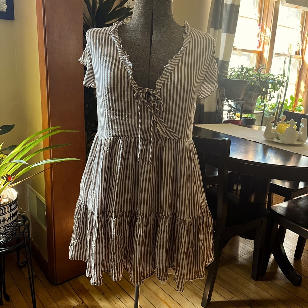 Striped dress Sz M